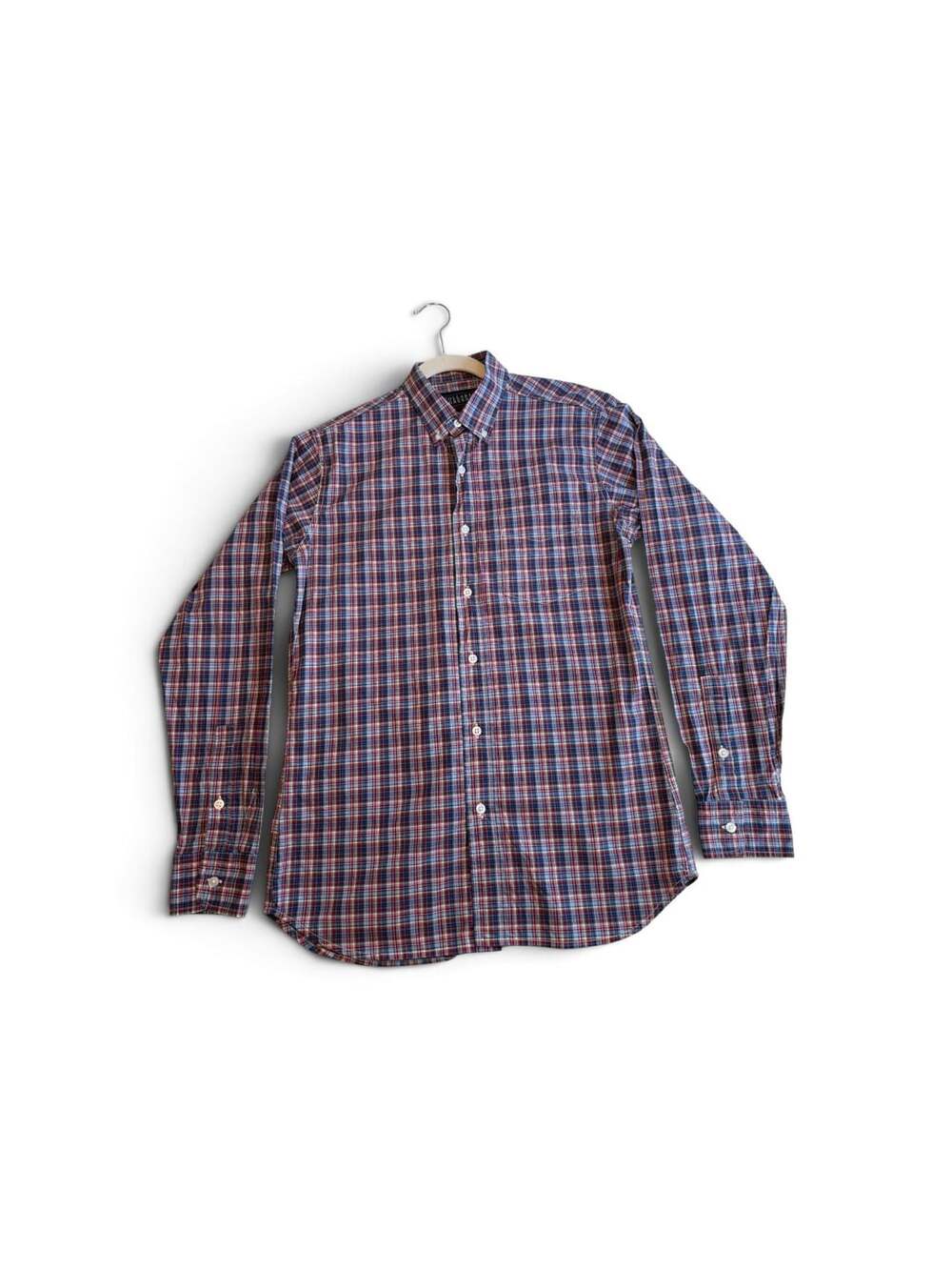 Collared Greens American Made Men's Long Sleeve Plaid Button-Down Shirt